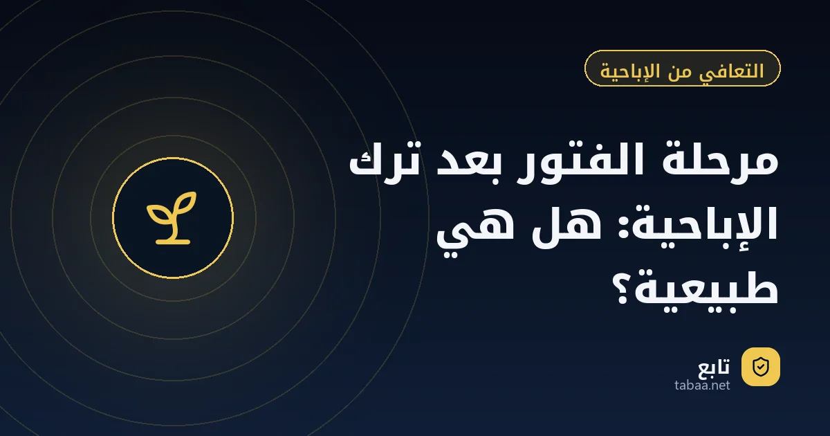 مرحلة الفتور بعد ترك الإباحية: هل هي طبيعية؟